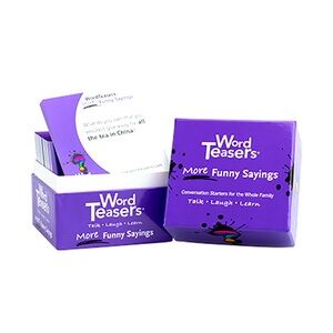 #10 Word Teasers More Funny Sayings Flash Card, 150 Questions